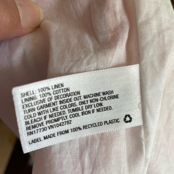 Lilly Pulitzer Target Giraffes Linen Lace Trim Shift Dress Size 4 - Picture 9 of 9